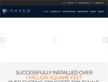 Tablet Screenshot of pavertech.com